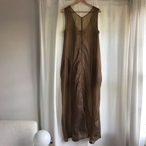 Sheer Parachute maxi dress